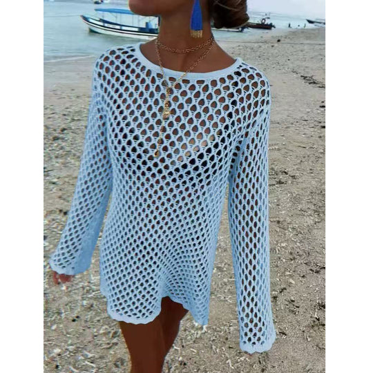 Damen Netz-Strandkleid R&B
