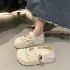 Damen Clogs mit modischem Riemchen und eleganten Akzenten