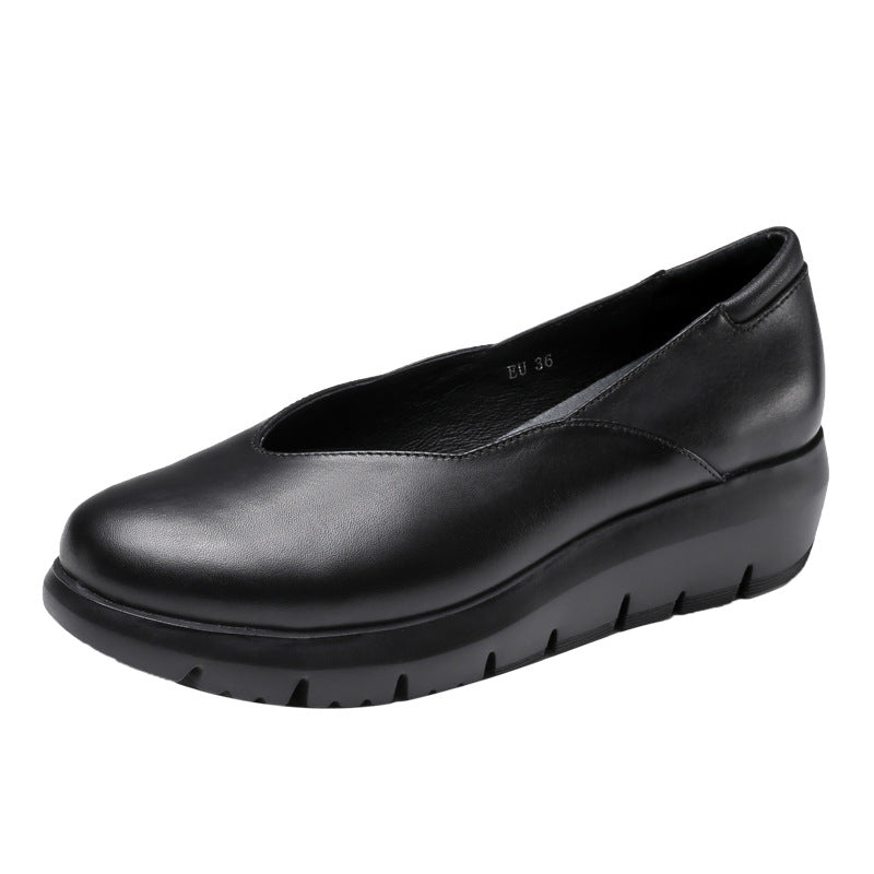 Damen Bequeme Wedgeslipper mit gepolstertem Innensohle und rutschfester Sohle R&B