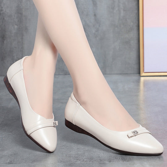 Damen Ballerinas mit eleganter Schleifenverzierung und rutschfester Sohle R&B