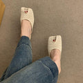 Damen atmungsaktive Mules mit elegantem Rüschendesign R&B