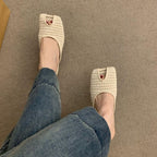 Damen atmungsaktive Mules mit elegantem Rüschendesign R&B