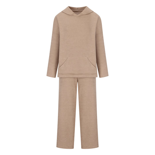 Damen lässiges Sweatshirt- und Pants-Set mit oversized Schnitt R&B