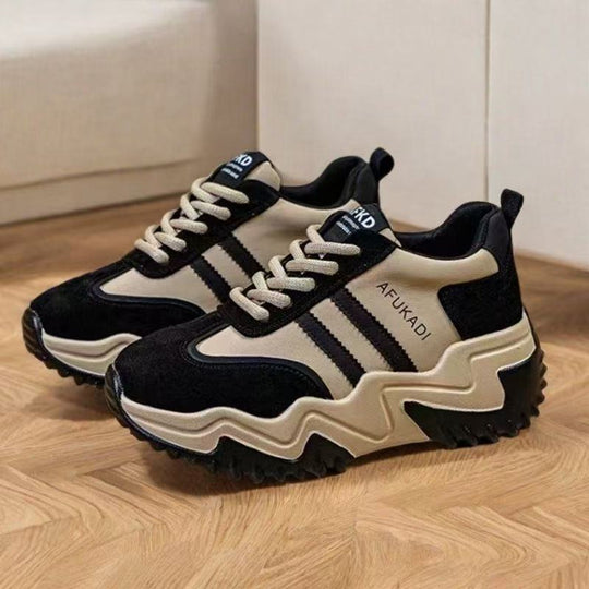 Damen Chunky Sneakers mit sportlichem Design und dämpfender Sohle R&B