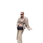 Damen Übergröße Trenchcoat R&B