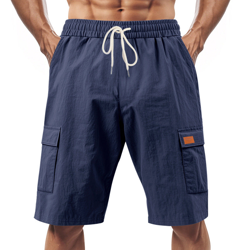 Herren Cargo-Shorts mit vielseitigen Taschen und elastischem Bund R&B
