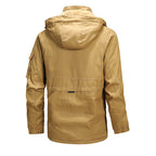 Herren isolierte Utility-Jacke mit verstellbarer Kapuze