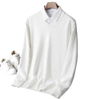 Herren V-Ausschnitt Pullover R&B