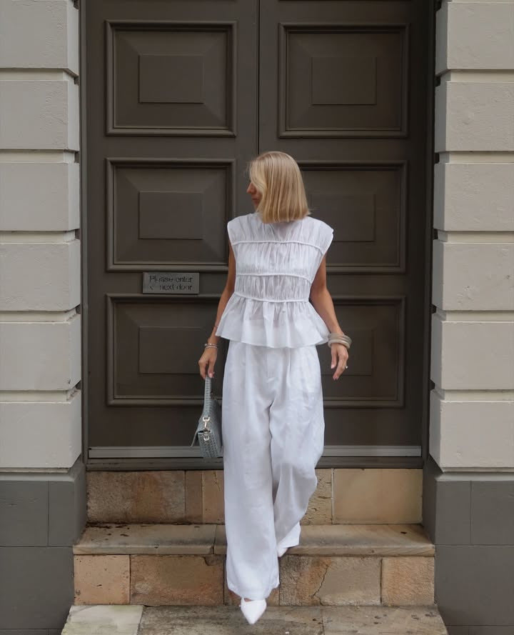 Damen Rüschenbluse mit weiter Passform R&B