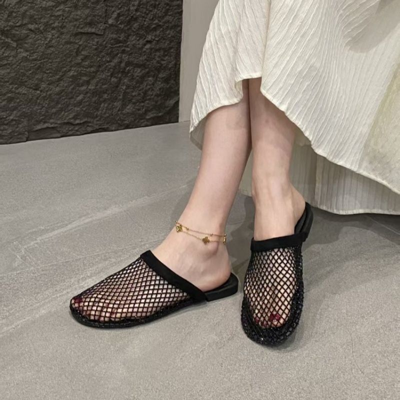 Damen Netz Mules R&B