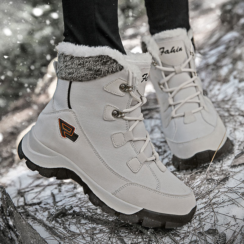 Damen Isolierte Winterstiefel mit rutschfester Sohle und weichem Innenfutter