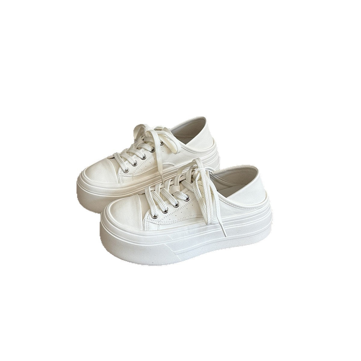 Damen Hochwertige Sneaker mit dämpfender Plattform und atmungsaktiver Obermaterialstruktur