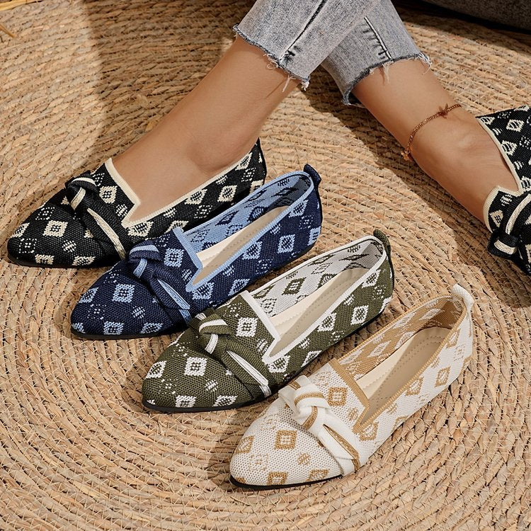 Damen Atmungsaktive und modische Slip-On Ballerinas R&B