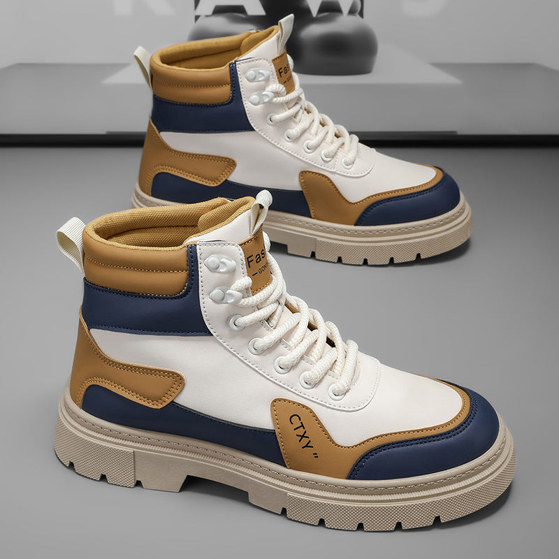 Damen robuste High-Top Sneakers mit stilvollem Design und rutschfester Sohle
