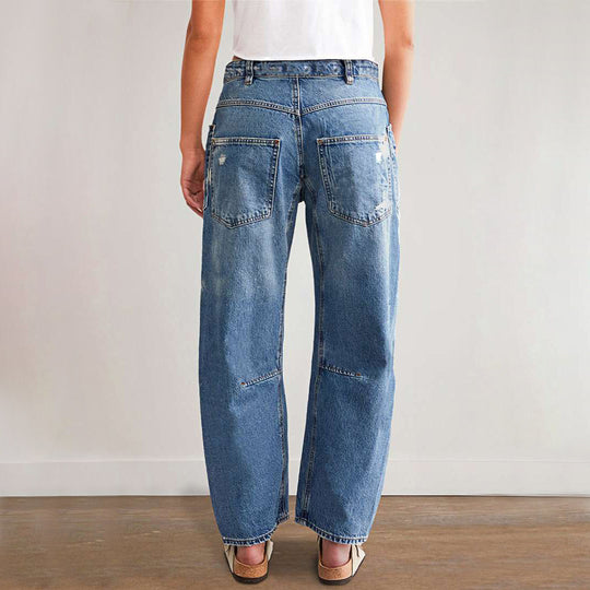 Damen Vintage Destroyed Jeans R&B