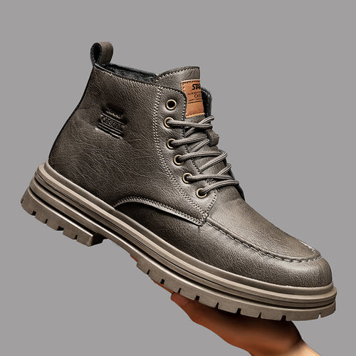 Damen Hochwertige und strapazierfähige Schnürboots aus Kunstleder R&B