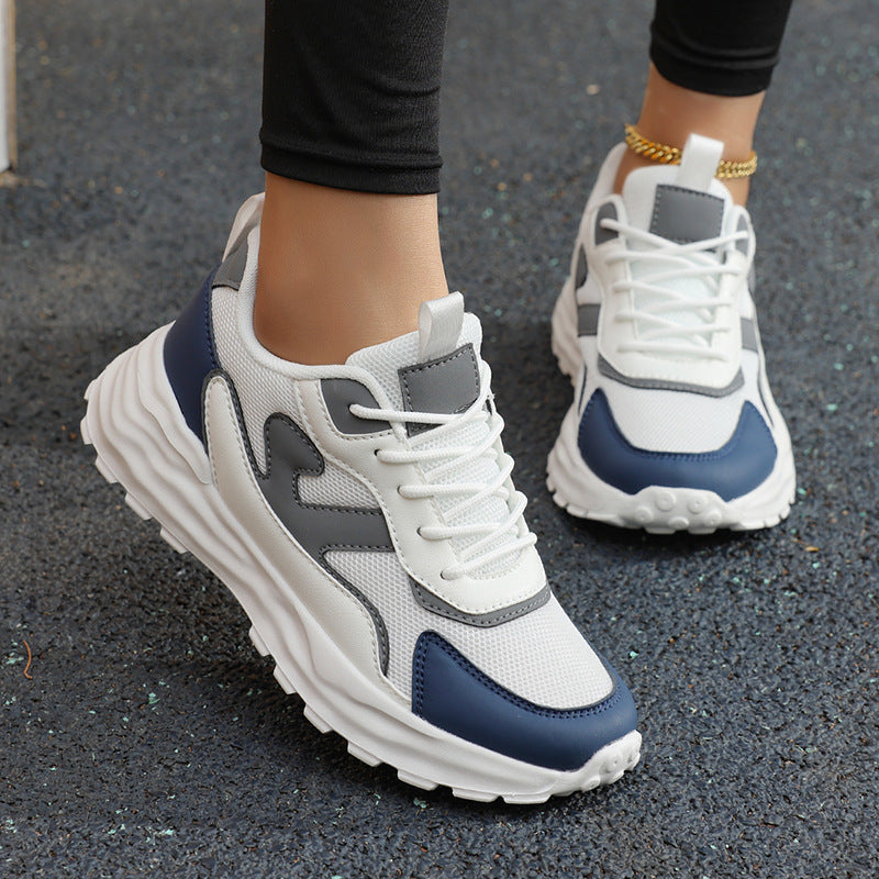 Damen Sportliche Lauf-Sneaker mit atmungsaktivem Mesh-Obermaterial und dämpfender Sohle  1774575414