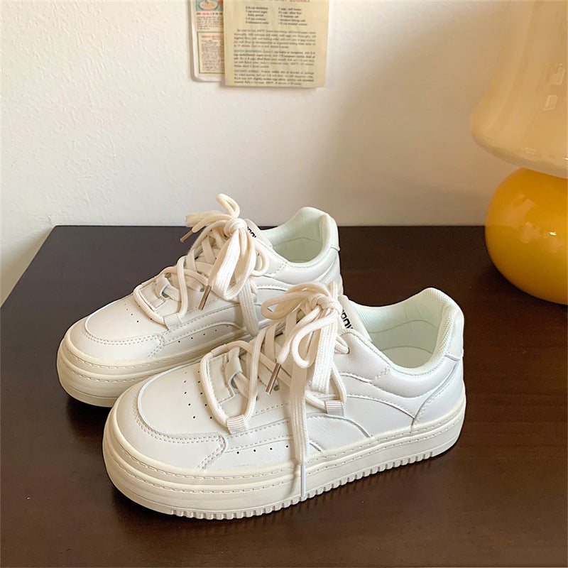 Damen Plattform Sneakers mit zeitlosem Design und dämpfender Sohle R&B