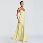 Damen Elegantes Abendkleid mit tailliertem Schnitt und verstellbaren Trägern R&B