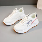 Damen sportliche Freizeitsneaker mit atmungsaktiver Mesh-Oberfläche und rutschfester Sohle R&B