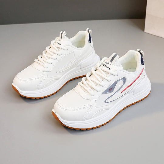 Damen sportliche Freizeitsneaker mit atmungsaktiver Mesh-Oberfläche und rutschfester Sohle R&B