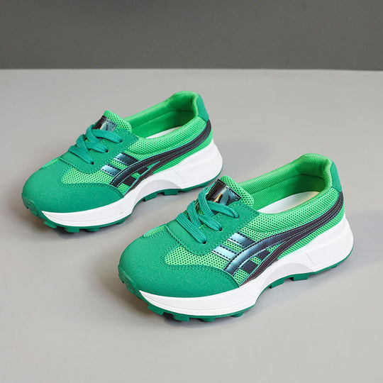 Damen Sportliche Sneakers mit atmungsaktiver Mesh-Oberfläche und dynamischem Sohlenprofil R&B