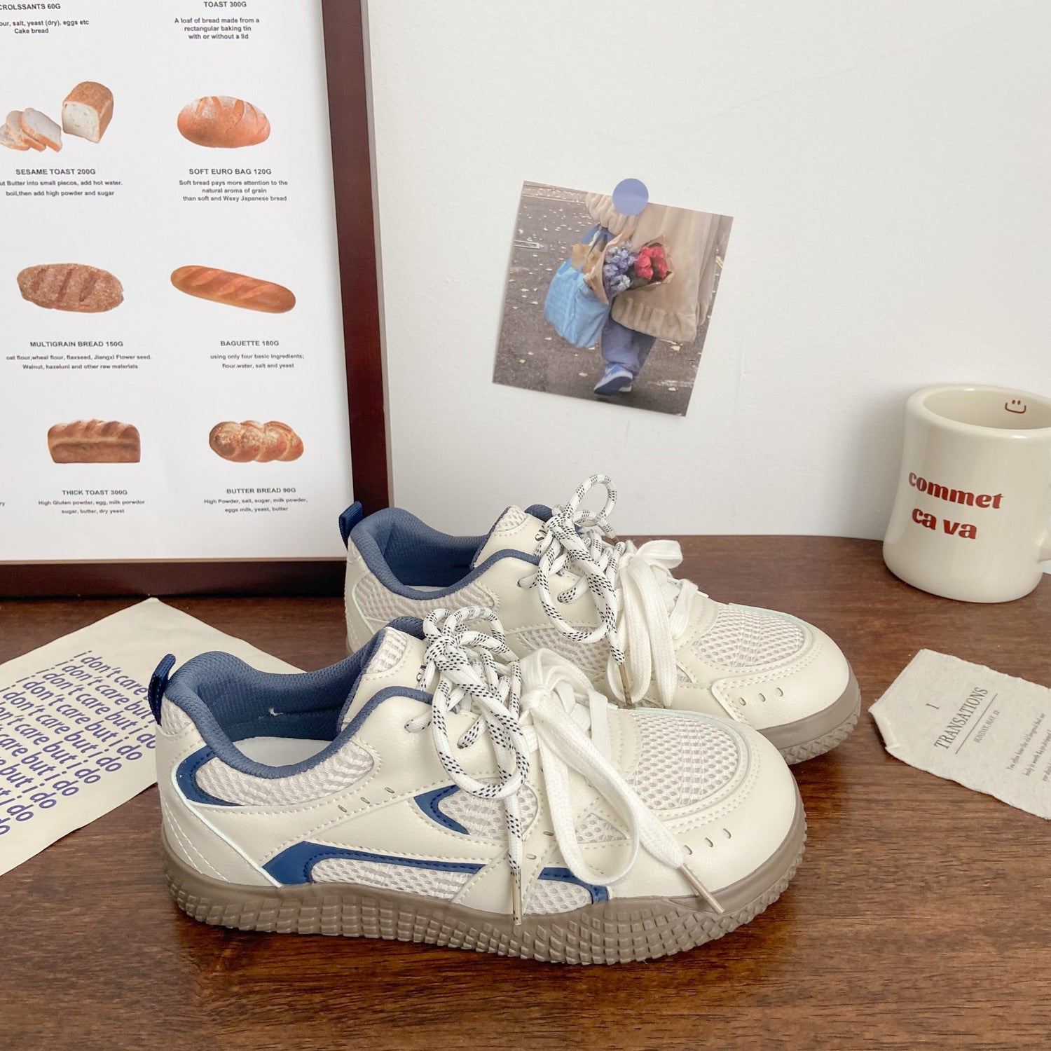 Damen Lifestyle Sneaker mit atmungsaktiven Netzdetail von R&B