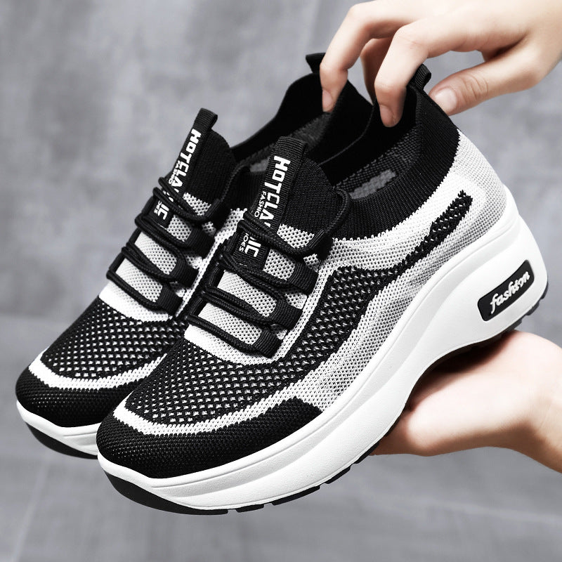 Damen Leichte Sport Sneakers mit atmungsaktivem Netzdesign R&B