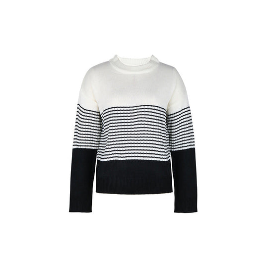 R&B | Gestreifter Strickpullover Für Bequeme Outfits