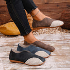 Damen Mokassins mit geflochtenem Design und rutschfester Sohle R&B
