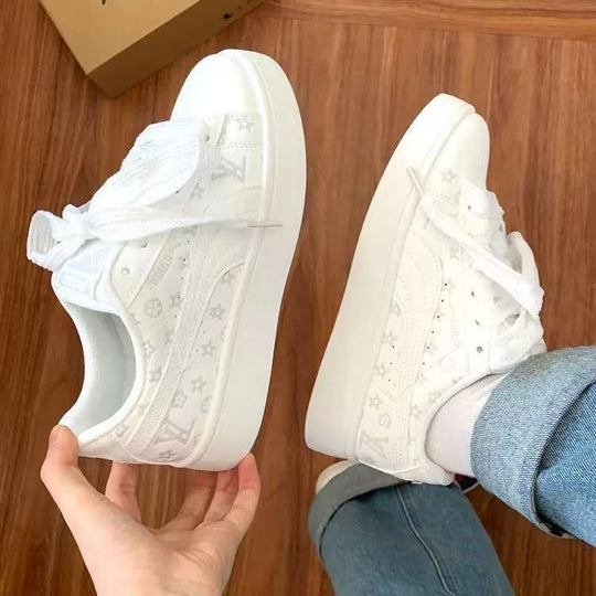 Damen Sneaker mit modischem Print und dämpfender Sohle R&B