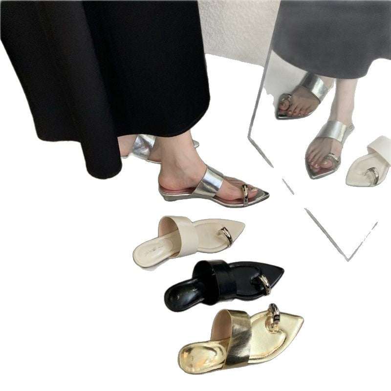 Damen elegante Mules mit innovativem Design R&B