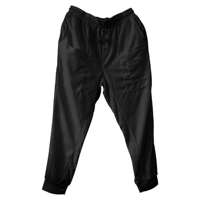 Herren lässige Cargo-Jogginghose mit elastischem Bund und praktischen Taschen R&B