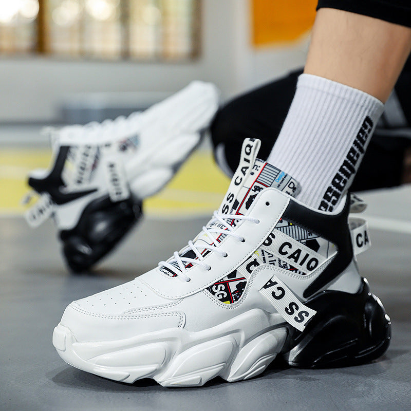 Damen Modische und sportliche High-Top Sneakers mit innovativem Design