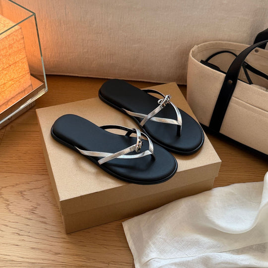 Damen Elegante Riemensandalen mit modischem Riemendesign und komfortablem Fußbett R&B