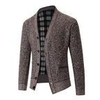 Damen Strickjacke im modernen Herringbone-Muster R&B