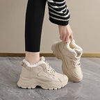 Damen Winterliche Chunky Sneakers mit kuscheligem Innenfutter R&B