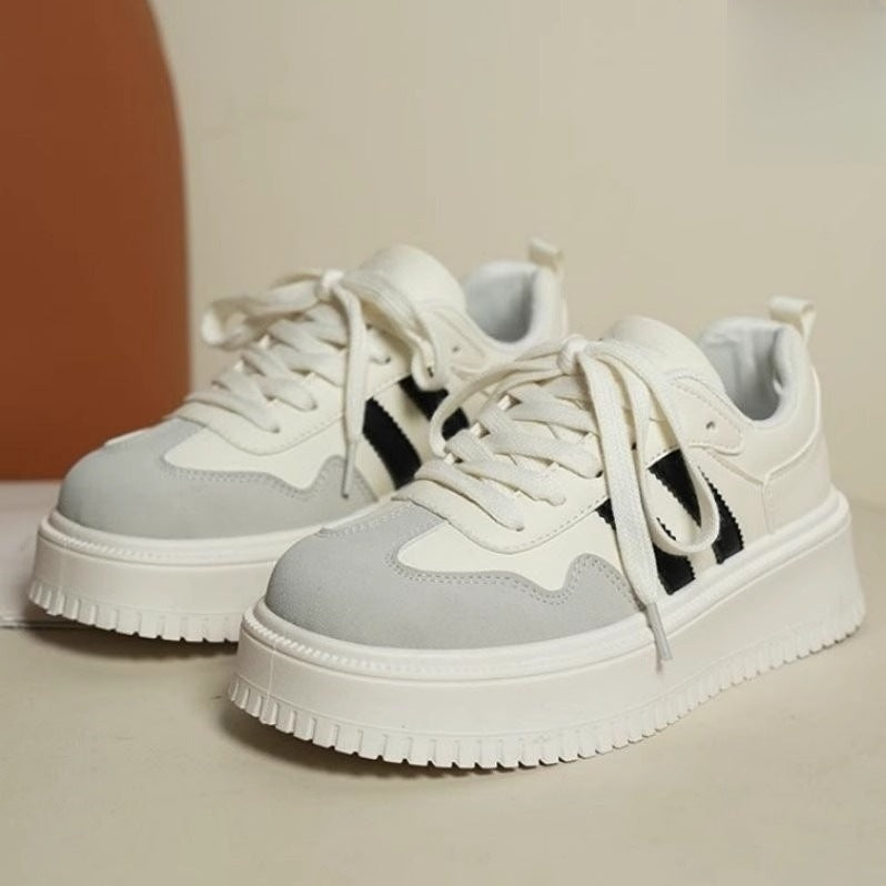 Damen Plattform Sneakers mit ergonomischer Dämpfung und trendigem Design R&B