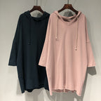 Damen Hoodie-Kleid mit großzügigem Schnitt und Kapuze