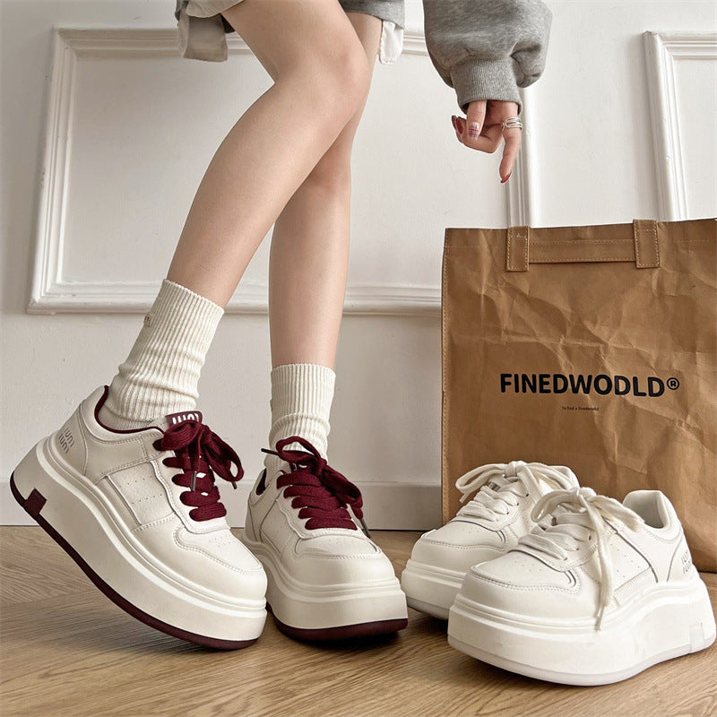 Damen Plateau Sneakers mit ergonomischer Dämpfung und sportlichem Design R&B