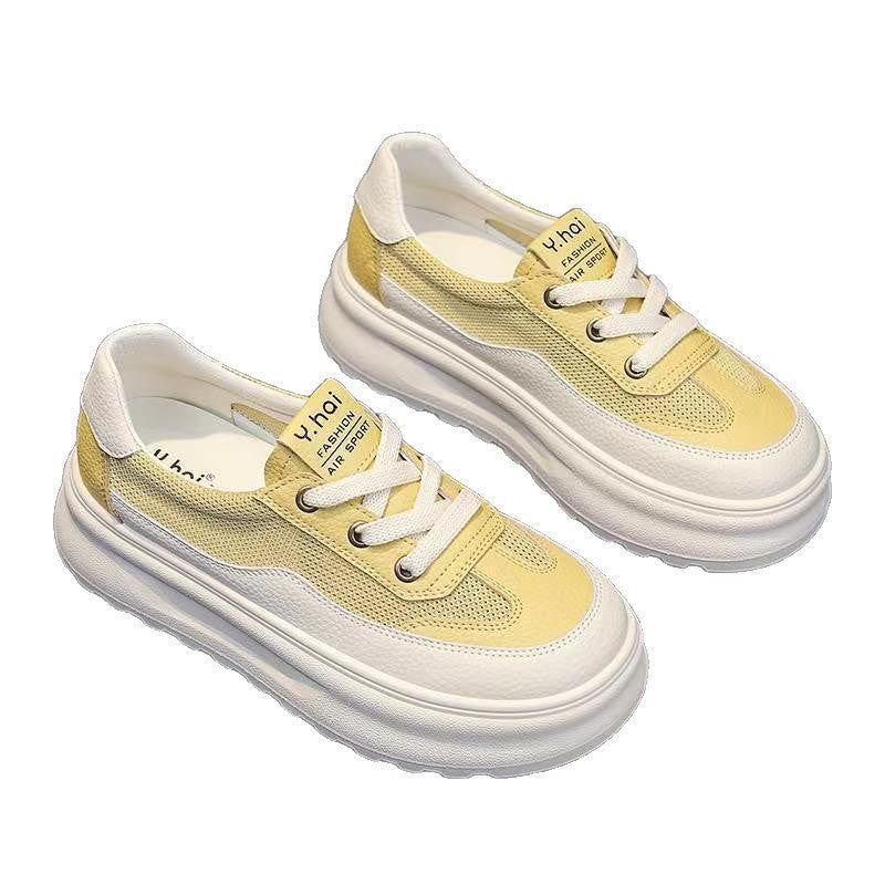 Damen sportive Chunky Sneakers mit atmungsaktivem Obermaterial und gepolsterter Sohle R&B
