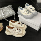 Damen modische Sneaker mit einzigartigem Riemchendesign und atmungsaktiver Oberflächenstruktur R&B