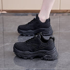 Damen Chunky Sneakers mit atmungsaktivem Mesh-Obermaterial und dämpfender Sohle R&B