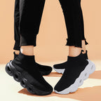 Damen Sportliche Strick-Sneaker mit innovativer Sohlenkonstruktion