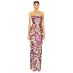 Damen Glamouröses Abendkleid mit schillernden Pailletten und taillierter Silhouette R&B