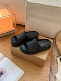 Damen Komfortable Lederriemensandalen