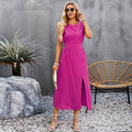 Damen Midikleid mit elegantem Schlitz R&B