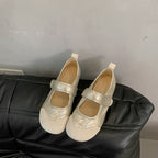Damen Ballerina mit verstellbarem Riemen von R&B