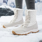 Damen Winterfestige Stiefel mit isolierter Fütterung und rutschfester Sohle R&B