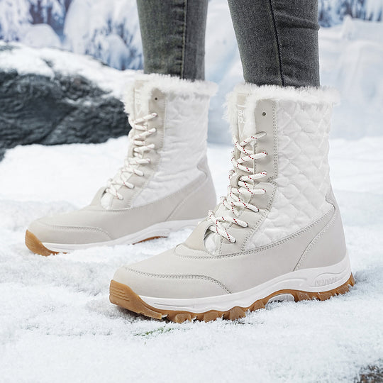Damen Winterfestige Stiefel mit isolierter Fütterung und rutschfester Sohle R&B